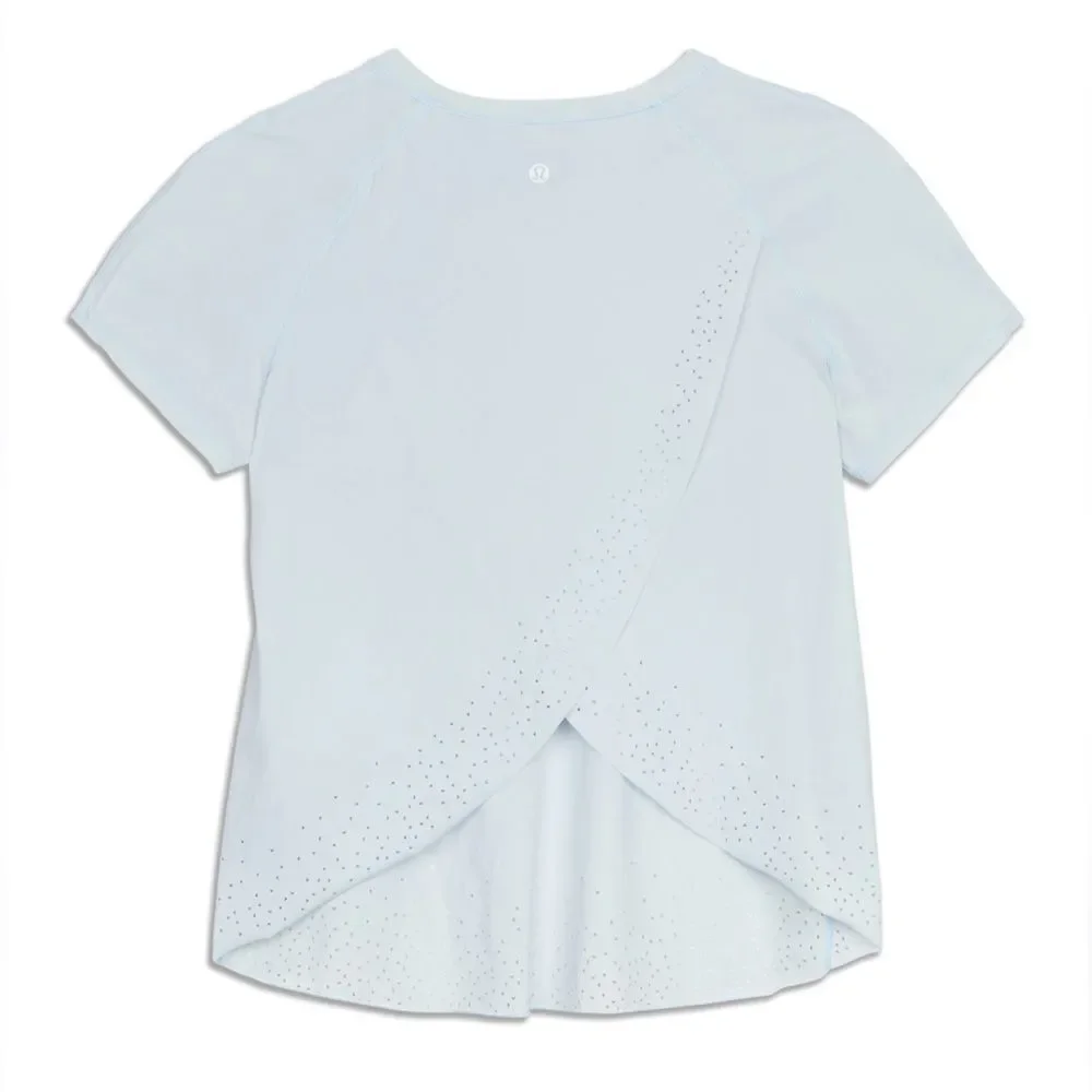 Women’s Lululemon Quick Pace Short Sleeve | Medium | Blue Cast